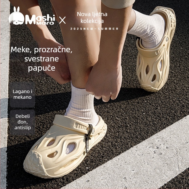 Muške EVA sandale u Crocs stilu, prozračne, protuklizne, injekcijski oblikovana potplata