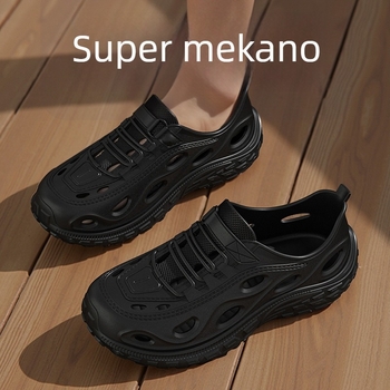 Muške EVA sandale, prozračne, protuklizne, debeli potplat, jednoplošno oblikovane, Slip-On, ljeto 2025