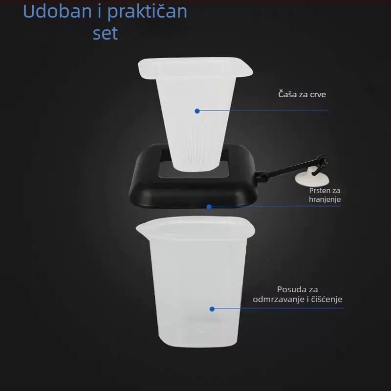 Set za hranjenje akvarija – plastika, 0,2 kg, Spring Dragon, Oprema za akvarij