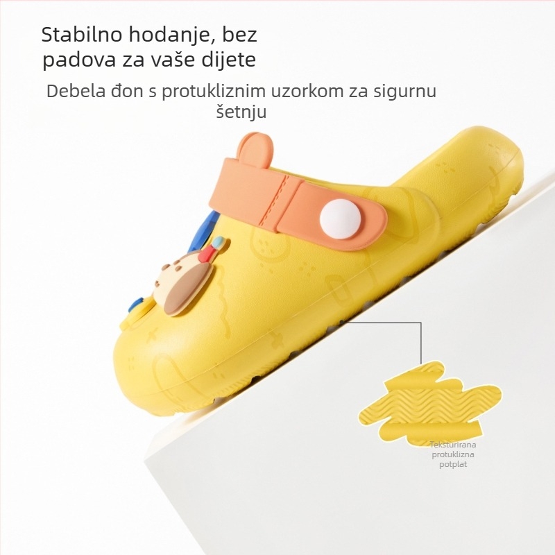 Dječje EVA slip-on sandale s protukliznim mekanim đonom, Nidobear Cartoon Paradise, za uzrast 3-12 godina
