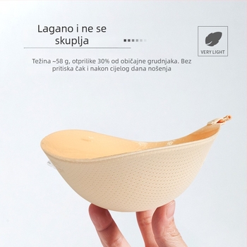 Silicone patch za grudi za vjenčanu haljinu — posebno za male grudi, push-up, protuklizno, debljina 5 cm, nevidljivo ispod odjeće