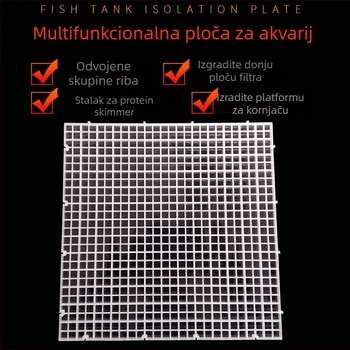 Plastična donja ploča za odvajanje akvarija, 50 g, oprema za akvarij, spremna za privatnu marku