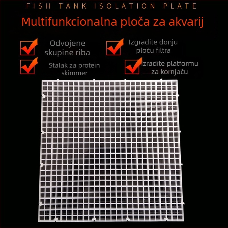 Plastična donja ploča za odvajanje akvarija, 50 g, oprema za akvarij, spremna za privatnu marku