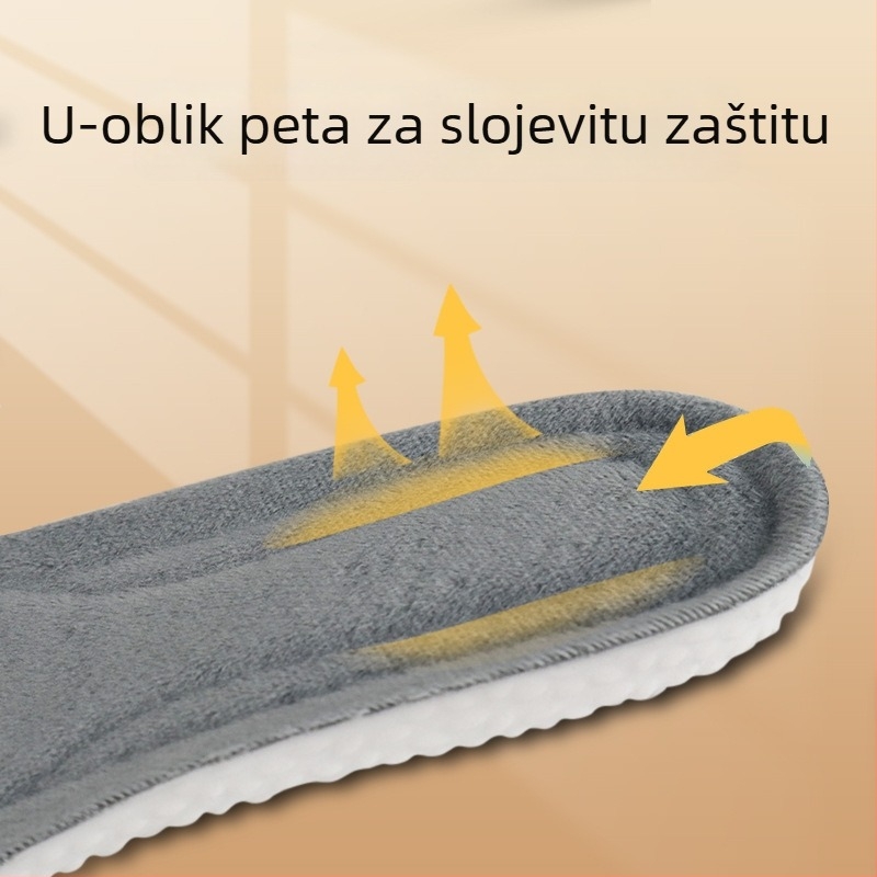 PU ulošci s flisom za zimu, upijaju znoj, zagrijavaju, povećavaju visinu, za muške i ženske cipele