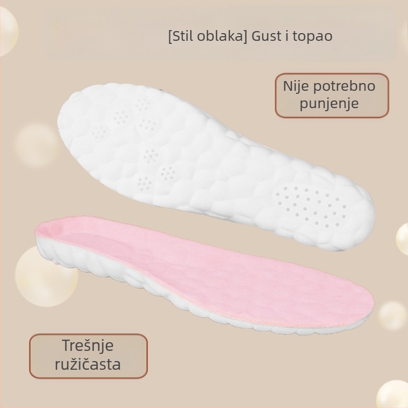 PU ulošci s flisom za zimu, upijaju znoj, zagrijavaju, povećavaju visinu, za muške i ženske cipele