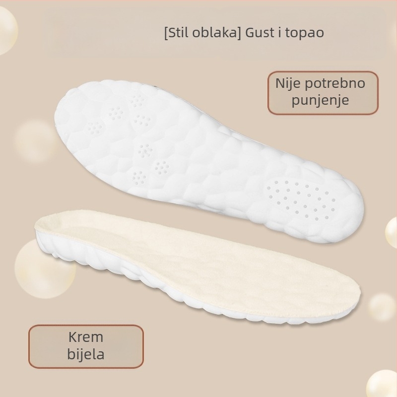 PU ulošci s flisom za zimu, upijaju znoj, zagrijavaju, povećavaju visinu, za muške i ženske cipele