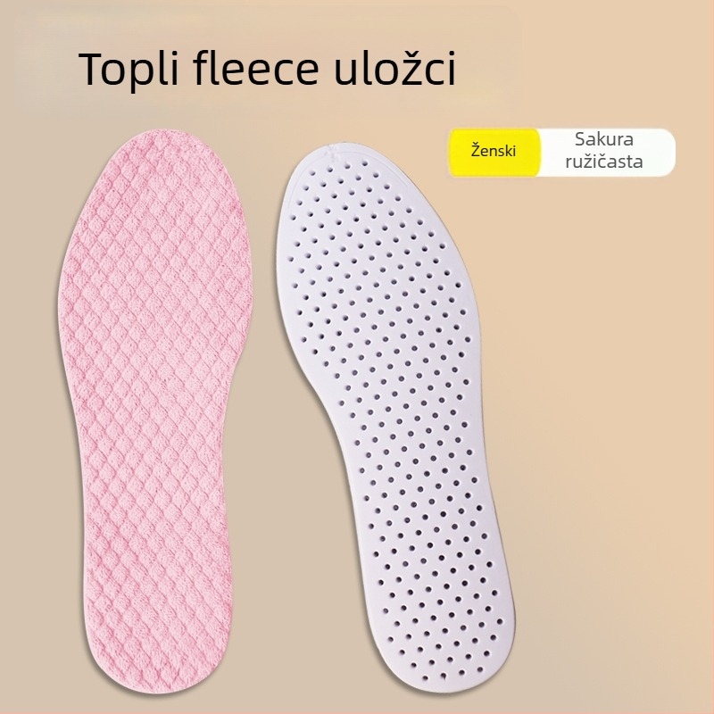 PU ulošci s flisom za zimu, upijaju znoj, zagrijavaju, povećavaju visinu, za muške i ženske cipele