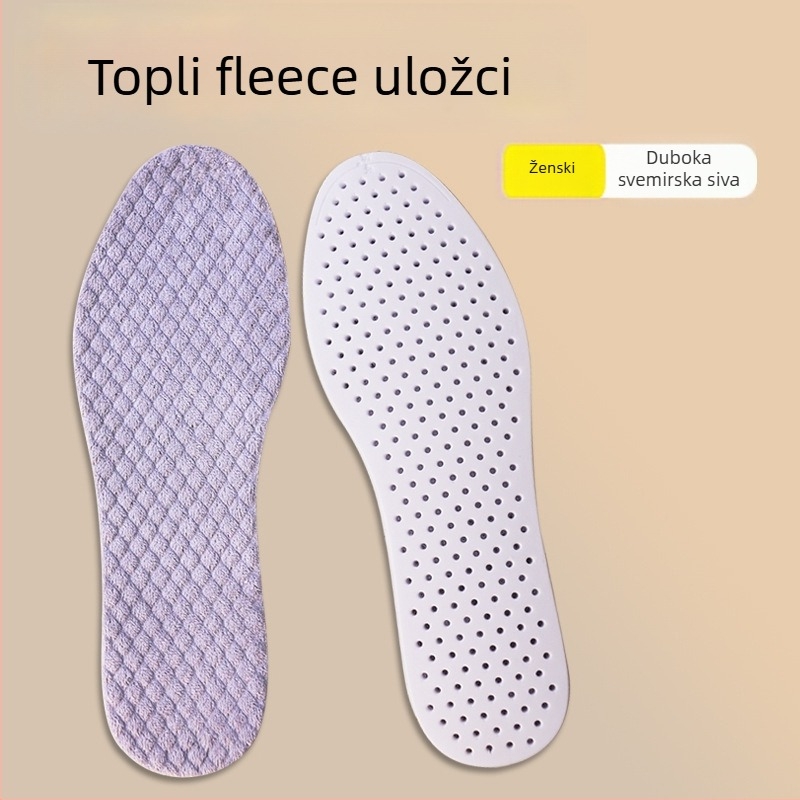 PU ulošci s flisom za zimu, upijaju znoj, zagrijavaju, povećavaju visinu, za muške i ženske cipele