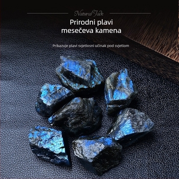 Difuzni kamen od kristala s mjesečevim kamenom i labradoritom za akvarij i ukrašavanje posuda (Kristalni grub; Mjesečev kamen; Labradorit)