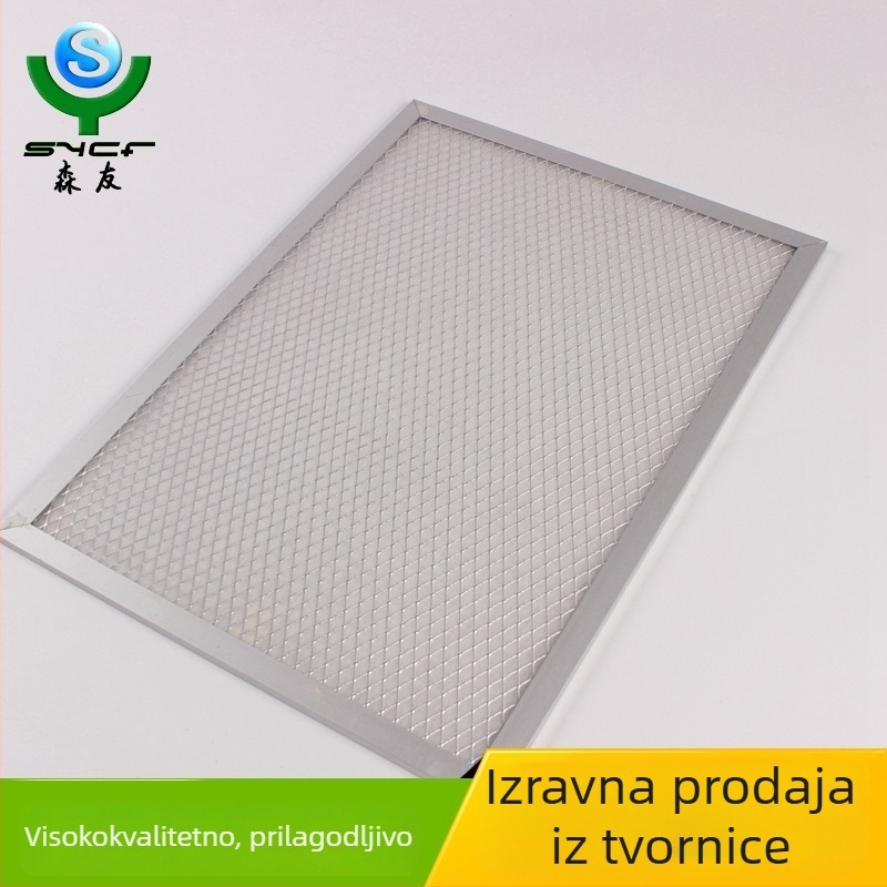 Plosnati filter zraka G3/G4 za sustav svježeg zraka – groba učinkovitost, ploča i okvir, model SY-GLQ-3003, površina filtracije 1000