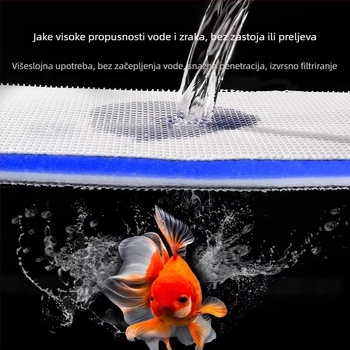 PU spužvasti filter za akvarij – visoka propusnost, zgušćeni biokemijski filtracijski medij, 200 g, marka Guanzhoumu