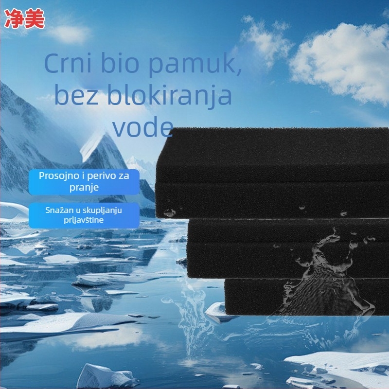 Akvarijski filtr s visoko gustoćnom spužvom, biokemijskom pamukom i aktivnim ugljenom za pročišćavanje vode