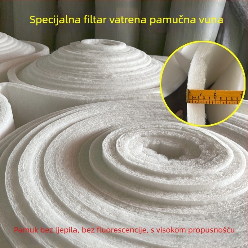 Plastični filter materijal za akvarij, bez ljepila, visoka gustoća, brenda Qile pottery, 550–600 g/m²