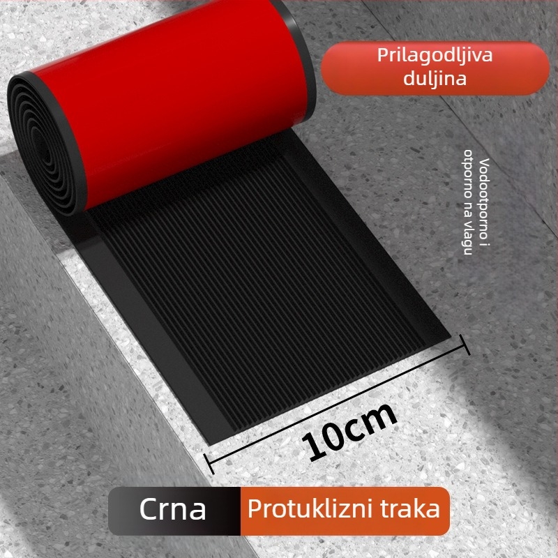 PVC protuklizni tepih za stepenice — samoljepljiv, vodootporan, otporan na habanje, debljina po izboru