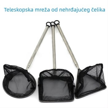 Teleskopki hvatač riba za akvarij – nehrđajući čelik, podrijetlo Guangdong, ribolovna oprema