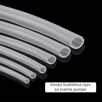 Silikonska cijev za kisik za akvarijsku pumpu zraka – 0,93 kg/rola – PJ-RG