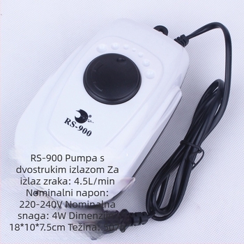 Risheng mali kućni aerator za akvarij – 0.23 kg/set; Privatna marka: Da; Kutije: 120