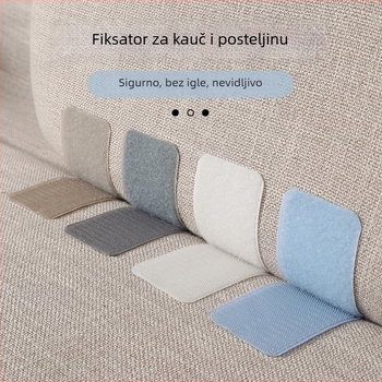 Držač za plahtu i jastuke kauča sa silikonskim ljepilom bez tragova — nevidljiva protivklizna pločica, snažna