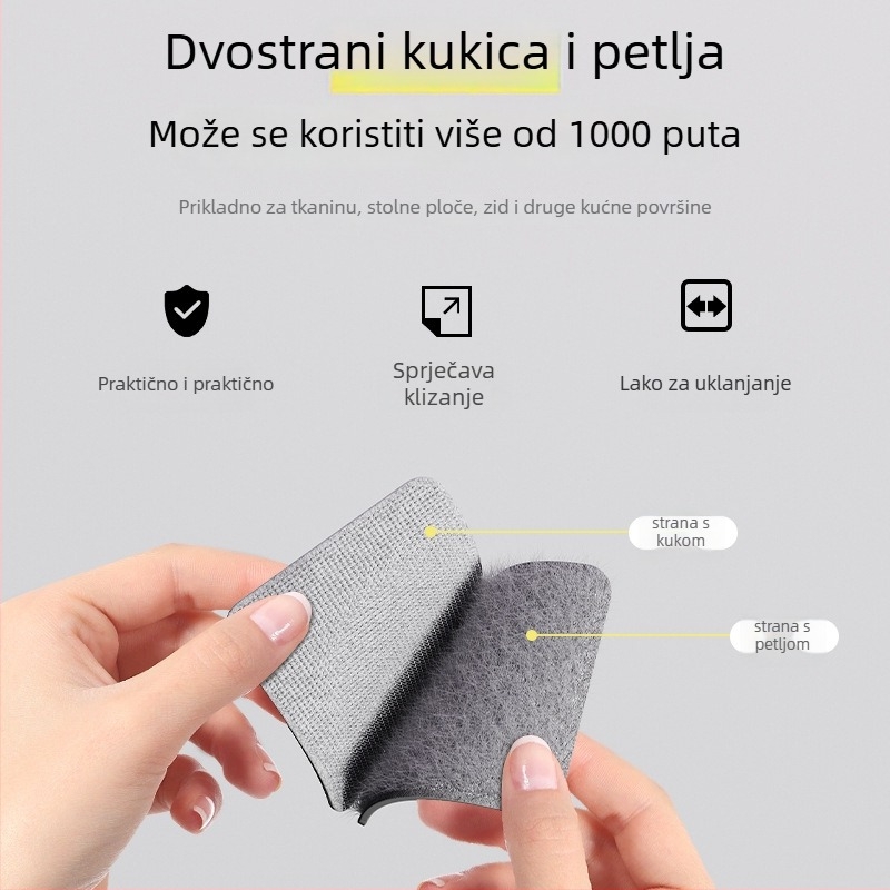 Držač za plahtu i jastuke kauča sa silikonskim ljepilom bez tragova — nevidljiva protivklizna pločica, snažna