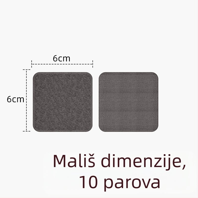 Držač za plahtu i jastuke kauča sa silikonskim ljepilom bez tragova — nevidljiva protivklizna pločica, snažna