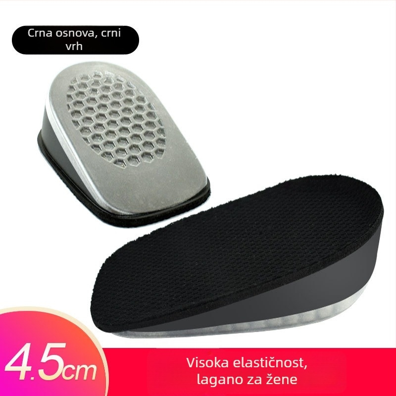 Ulošci za podizanje visine za muškarce i žene, nevidljivi unutarnji povećavajući ulošci, silikon + pjena, model SZ-09, stil: polupodloga, peta podložak