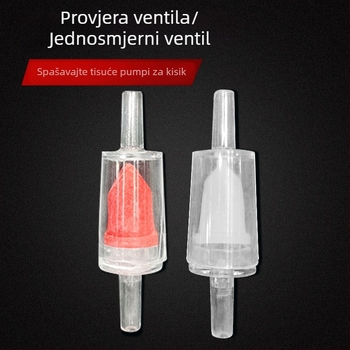 Jingye plastični provjerni ventil za pumpu za kisik u akvariju – sprječavanje povratnog toka, 0.1 kg