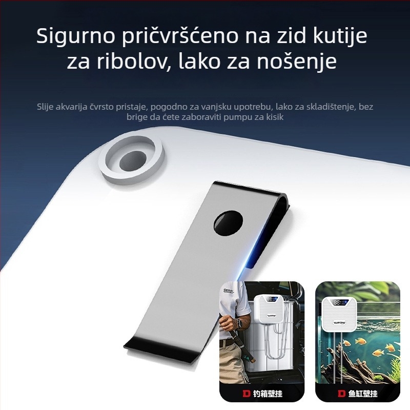 Pumpa za kisik s četiri izlaza za vanjski ribolov i kućni akvarij (Značka: Wu Shang; Težina: 120 g; Uvezeno: Ne)