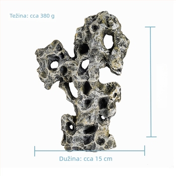 Dekorativni kamen do akvarija od smole – Taihu kamen, dekoracija za akvarij
