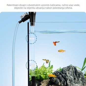 Alat za izmjenu vode u akvariju (Materijal: PVC vodovodna cijev; Marka: yee; Težina: 0.3 kg; Kategorija proizvoda: Uređaj za izmjenu vode; Kategorija: Oprema za akvarij)