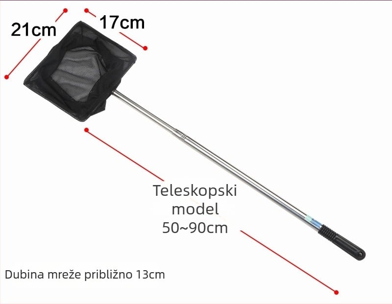 Mreža za ribice za akvarij, plastična, Jialu, 0.3 kg, Oprema za akvarij