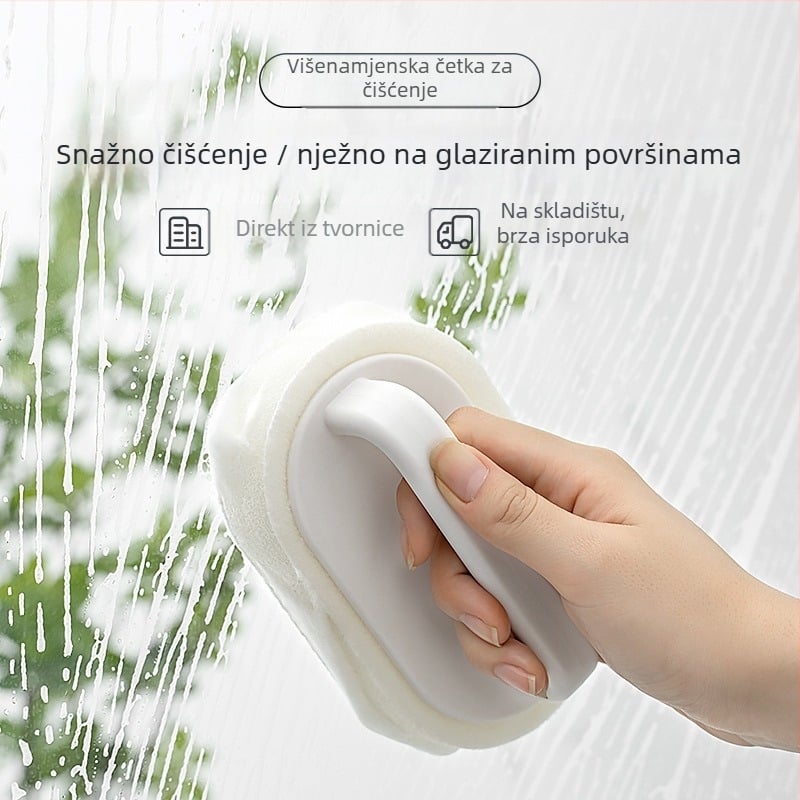 Shell Ridge četka za čišćenje kupaonice, višenamjenska, plastika, 70 g