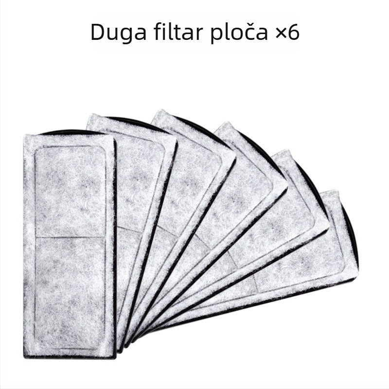 Filtr za akvarij s vodopadom, pamukasti filter, zidni držač, ugrađena kutija za filtriranje (0,5 kg)