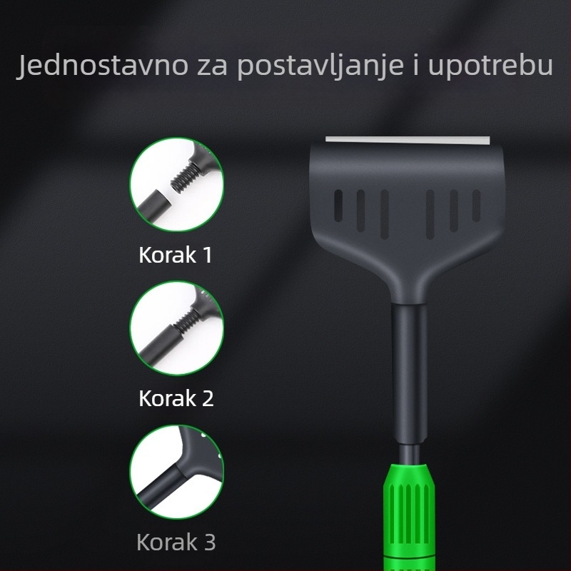 Pet sound pet u jedan teleskopski alat za čišćenje akvarija s dugom ručkom, četka za čišćenje, plastična i staklena vlakna cijev, težina 850 g, set od 5 kom