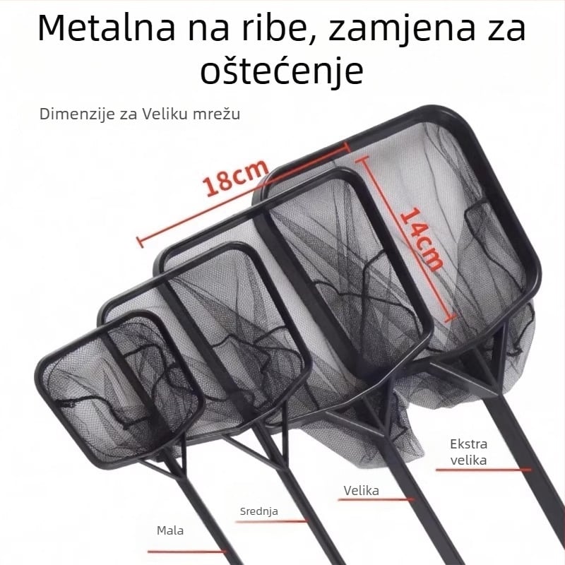 Ručna mreža za akvarij — ultra fina mreža, Pengyi, artikl 953371922137, Kategorija: Oprema za akvarij, Materijal: Drugi