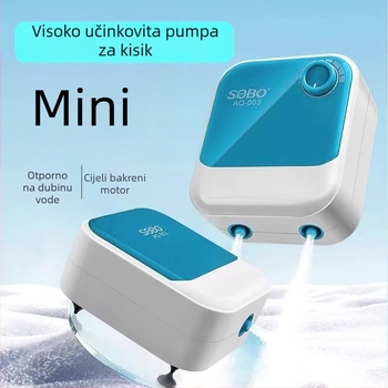 Pumpa za kisik za akvarij - tiha, Songbao, ABS, 500 g