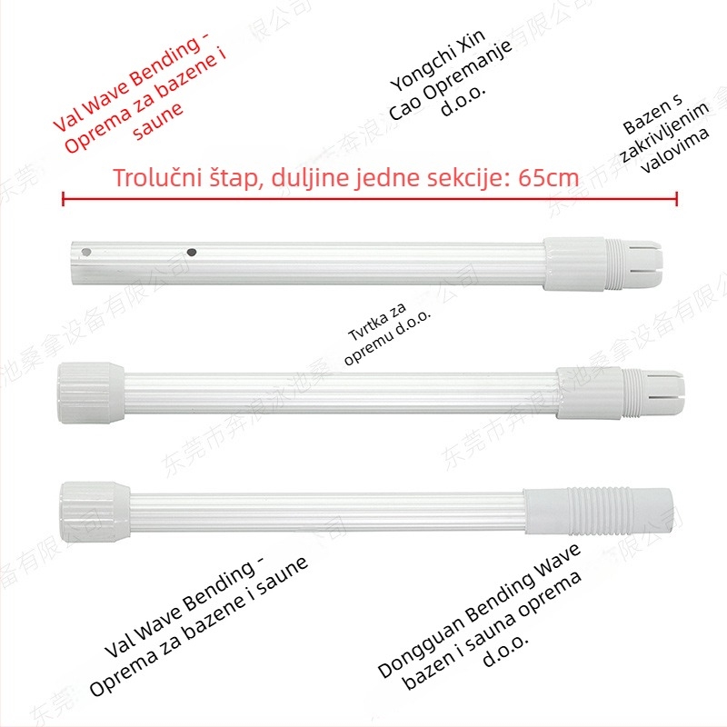 Izdržljiva dubinska mreža za lišće bazena s uklonjivom drškom