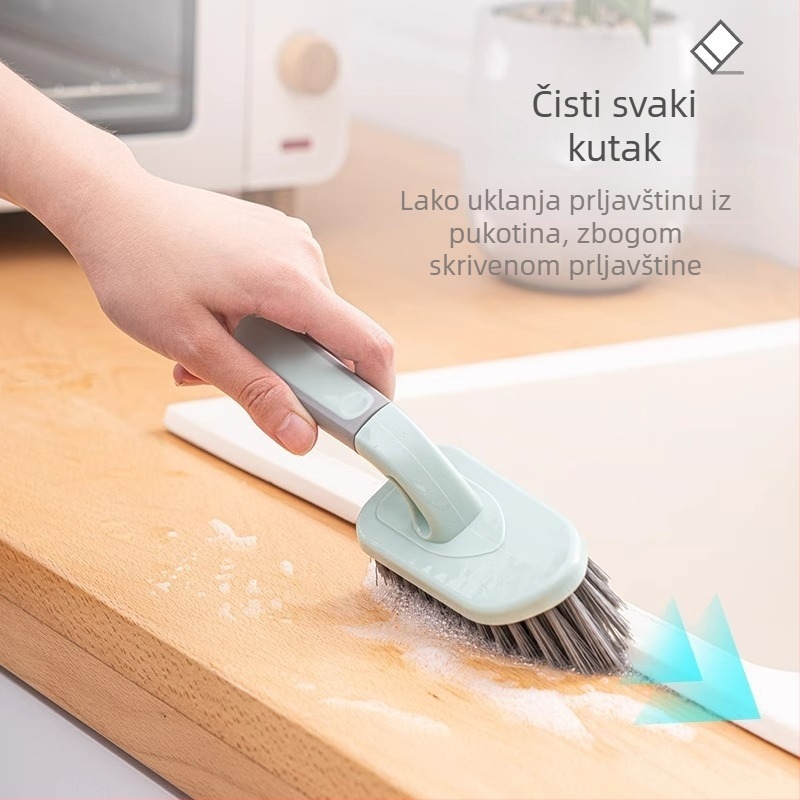 Hangge četka za kupaonicu s dugačkom ručkom za pod, pločice i fuge – plastična