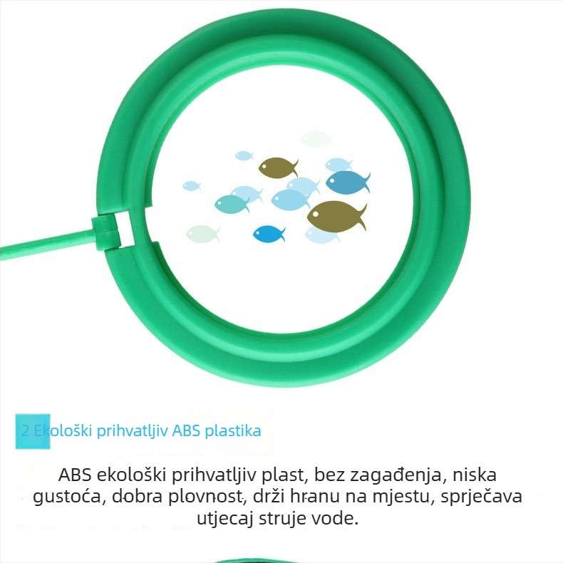 Plutajući hranilnik za ribe • Plastika • Marka: Jialu • Za akvarij