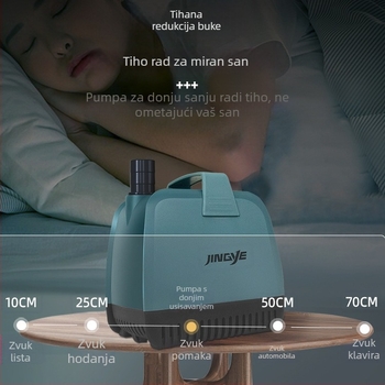 Podvodna pumpa za akvarij – filtracija i cirkulacija, plastična konstrukcija, Jingye