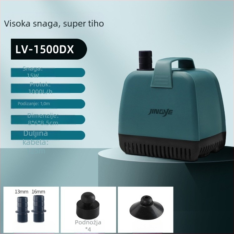 Podvodna pumpa za akvarij – filtracija i cirkulacija, plastična konstrukcija, Jingye