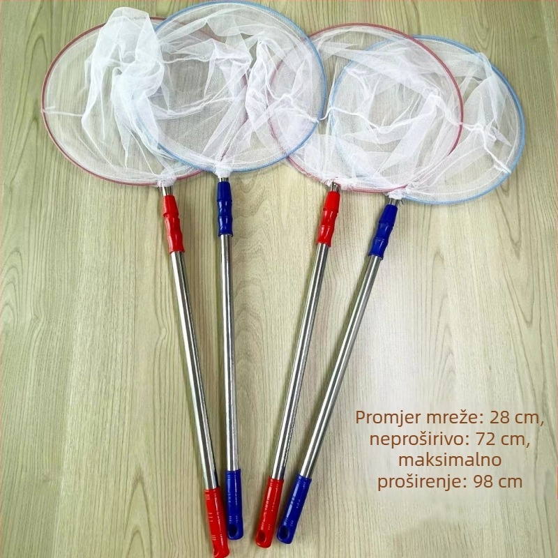 Proširiva dječja mreža za insekte, hvatanje leptira (okvir od nehrđajućeg čelika; težina 225 g; Chi Yiheng)
