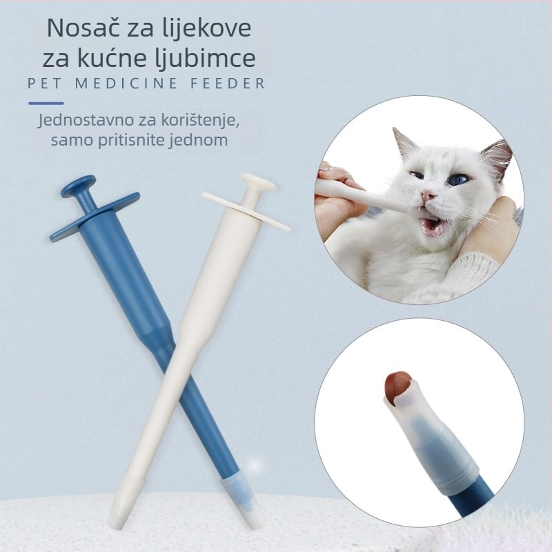 Uređaj za davanje lijekova kućnim ljubimcima sa bočnim držačem — Plastika, Brend Love, Pakiranje 300 kom., Kategorija: pribor za kućne ljubimce