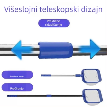 Akvariumska najlonska teleskopna mreža – Naichong, mreža za ribe za opremu akvarija