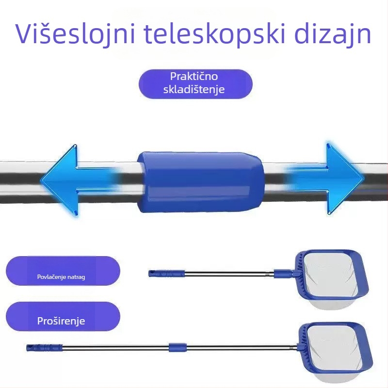 Akvariumska najlonska teleskopna mreža – Naichong, mreža za ribe za opremu akvarija