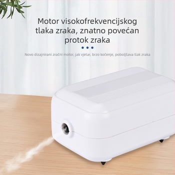 Pumpa za kisik za akvarij – izuzetno tiha, oksigenator za kućnu upotrebu, OEM-kompatibilna, domaća proizvodnja