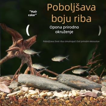 Pješčenjak pijesak za akvarij, prirodni donji substrat, ukras krajolika, 1,5 kg, porijeklo Shandong