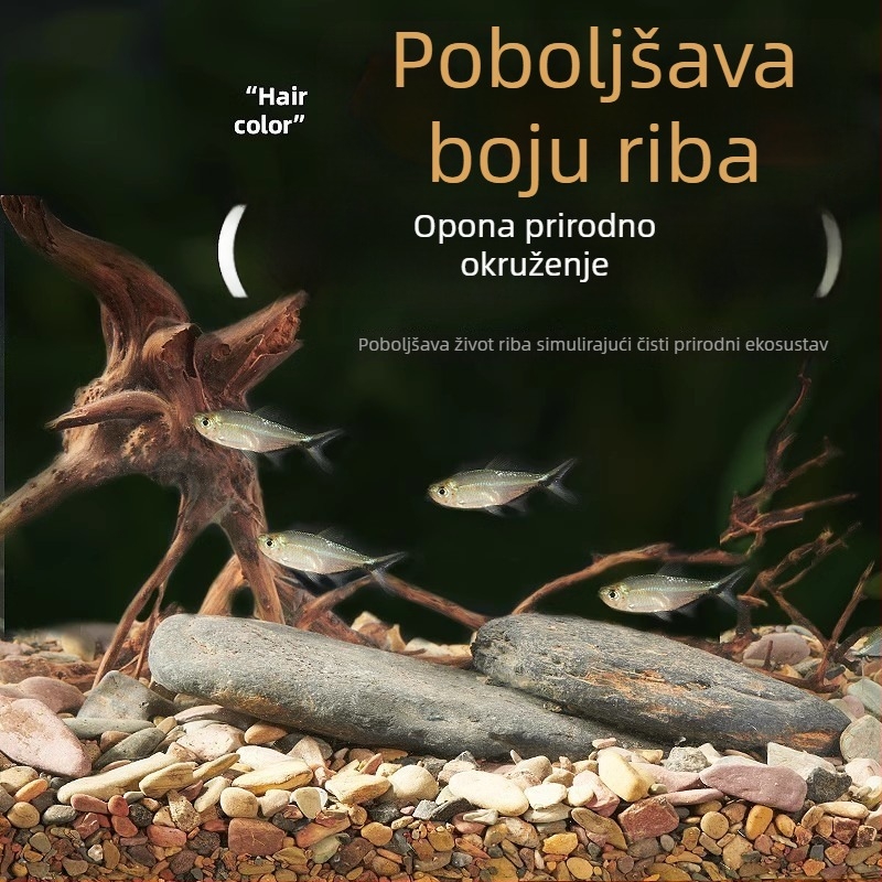 Pješčenjak pijesak za akvarij, prirodni donji substrat, ukras krajolika, 1,5 kg, porijeklo Shandong