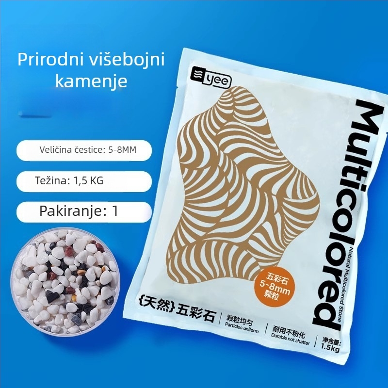 Pješčenjak pijesak za akvarij, prirodni donji substrat, ukras krajolika, 1,5 kg, porijeklo Shandong