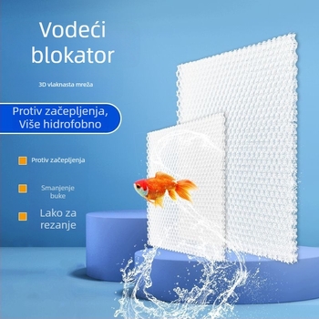 Akvarijski filter od vlakana za sprječavanje začepljenja (Materijal: Plastika; Kategorija: Filter vlakna; Težina: 100)