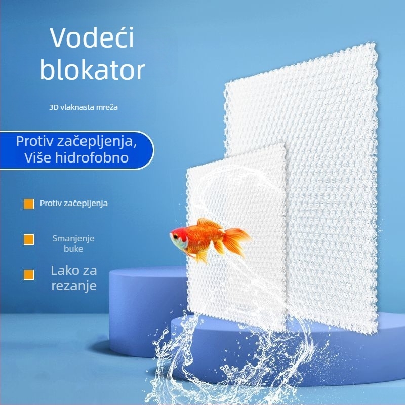 Akvarijski filter od vlakana za sprječavanje začepljenja (Materijal: Plastika; Kategorija: Filter vlakna; Težina: 100)